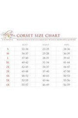 Top Drawer Black/Purple Brocade Double Steel Boned Under Bust Corset - Daisy Corsets
