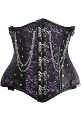 Daisy Corsets Top Drawer Steel Boned Underbust Corset w/Chains and Clasps