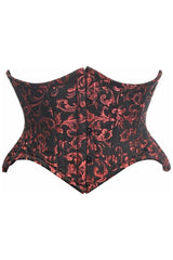 Daisy Corsets Top Drawer Brocade Double Steel Boned Mini Cincher Corset