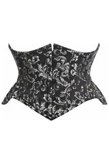 Daisy Corsets Top Drawer Brocade Double Steel Boned Mini Cincher Corset