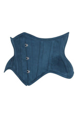 Daisy Corsets Top Drawer Suede Steel Boned Mini Waist Cincher Corset