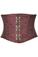 Daisy Corsets Top Drawer Brocade Steel Boned Mini Cincher w/Clasps