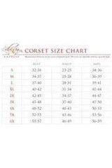 Top Drawer CURVY Steampunk Black/Brown Brocade Steel Double Boned Under Bust Corset - Daisy Corsets
