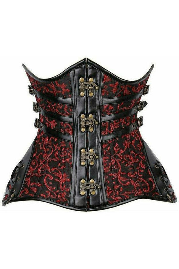 Daisy Corsets Top Drawer CURVY Steampunk Steel Double Boned Under Bust Corset TD-1254