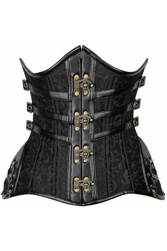 Daisy Corsets Top Drawer CURVY Steampunk Steel Double Boned Under Bust Corset TD-1169