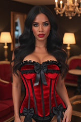 Daisy Corsets Top Drawer Velvet Steel Boned Burlesque Corset