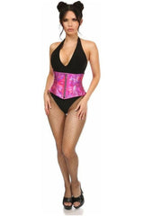 Daisy Corsets Top Drawer Holo Steel Boned Mini Cincher