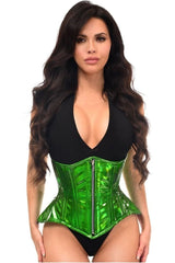 Daisy Corsets Top Drawer Holo Double Steel Boned Underbust Waist Cincher Corset