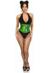 Daisy Corsets Top Drawer Holo Steel Boned Mini Cincher