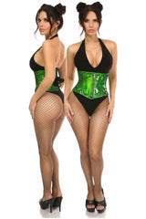 Daisy Corsets Top Drawer Holo Steel Boned Mini Cincher