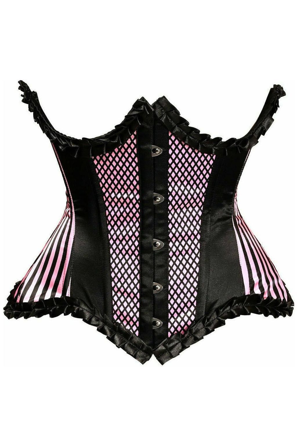 Top Drawer Burlesque Underwire Curvy Cut Waist Cincher Corset