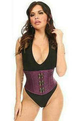Daisy Corsets Top Drawer Brocade Steel Boned Mini Cincher w/Clasps