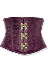 Daisy Corsets Top Drawer Brocade Steel Boned Mini Cincher w/Clasps