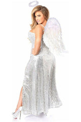 Top Drawer Premium Sequin Angel Corset Costume - Daisy Corsets
