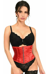Daisy Corsets Top Drawer Satin Steel Boned Mini Cincher