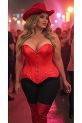 Top Drawer Satin Steel Boned Overbust Corset