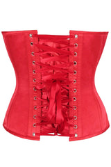 Daisy Corsets Top Drawer Satin Steel Boned Overbust Corset w/Side Zipper