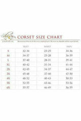 Daisy Corsets Top Drawer Red Velvet & Faux Leather Steel Boned Corset