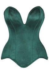 Daisy Corsets Top Drawer Steel Boned Satin Plunge Neckline Overbust Corset