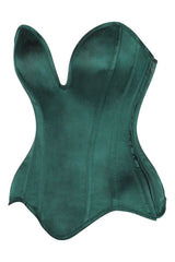 Daisy Corsets Top Drawer Steel Boned Satin Plunge Neckline Overbust Corset