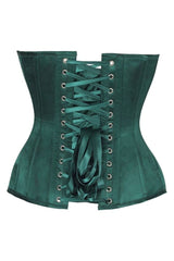 Daisy Corsets Top Drawer Steel Boned Satin Plunge Neckline Overbust Corset