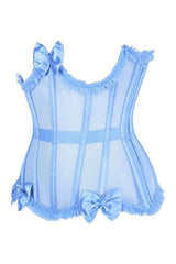 Daisy Corsets Top Drawer Steel Boned Mesh Underwire Burlesque Underbust Corset Cincher