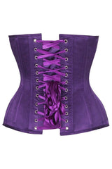 Daisy Corsets Top Drawer Steel Boned Satin Plunge Neckline Overbust Corset