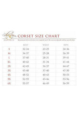 Top Drawer Sunset Holo Steel Boned Underbust Corset - Daisy Corsets