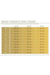 Daisy Corsets Top Drawer 2 PC Striped Burlesque Steel Boned Corset & Bloomer Set