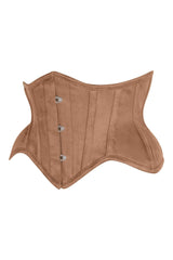 Daisy Corsets Top Drawer Suede Steel Boned Mini Waist Cincher Corset