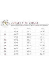 Daisy Corsets Top Drawer Holo Steel Boned Underbust Corset