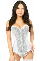 Daisy Corsets Top Drawer Sequin Steel Boned Corset