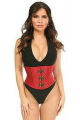 Daisy Corsets Top Drawer Brocade Steel Boned Mini Cincher w/Clasps