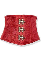 Daisy Corsets Top Drawer Brocade Steel Boned Mini Cincher w/Clasps
