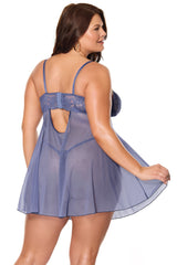 Coquette Twilight Fever Babydoll Set