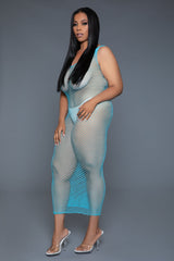 BeWicked Unleash Me Dress Bodystocking Black White Red or Blue