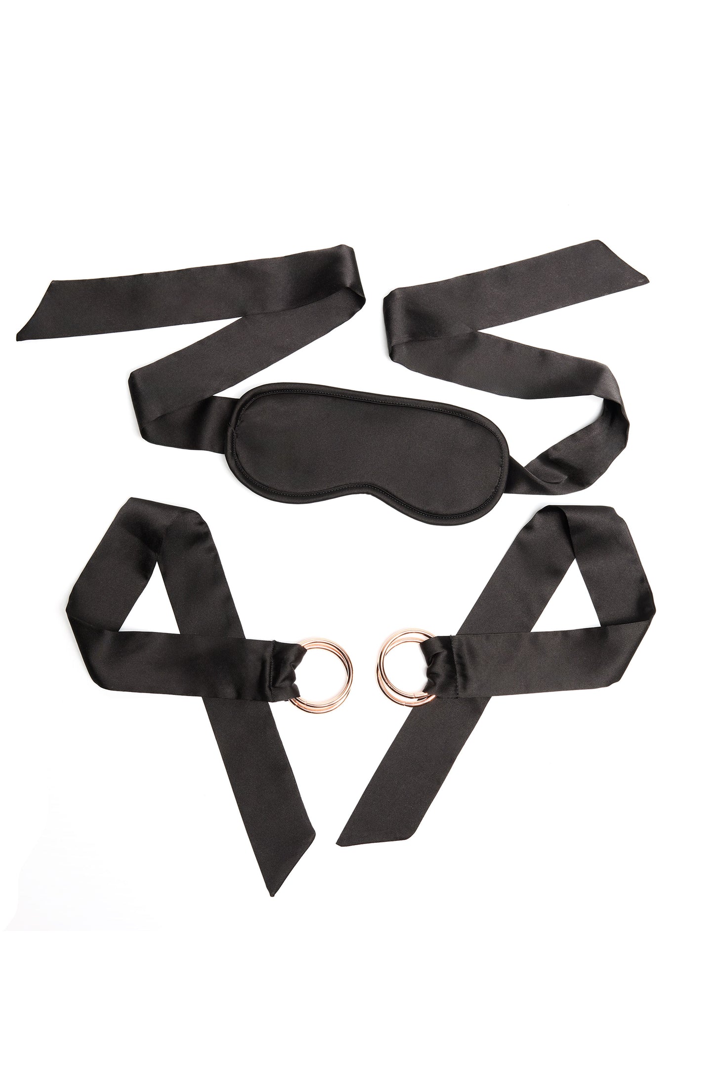 Coquette Pleasure Blindfold & Ties Set