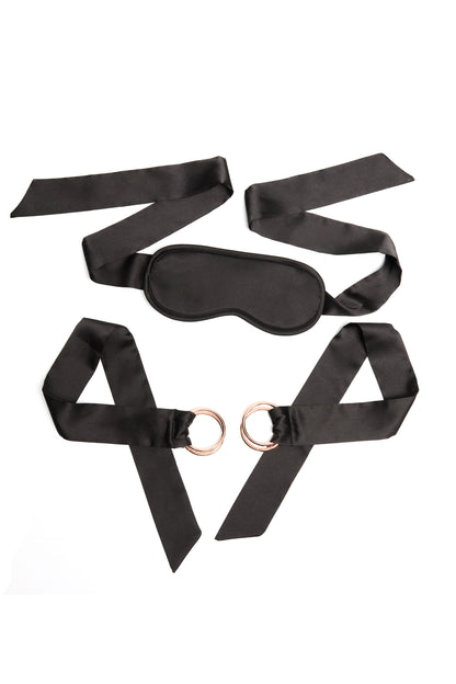 Coquette Pleasure Blindfold & Ties Set