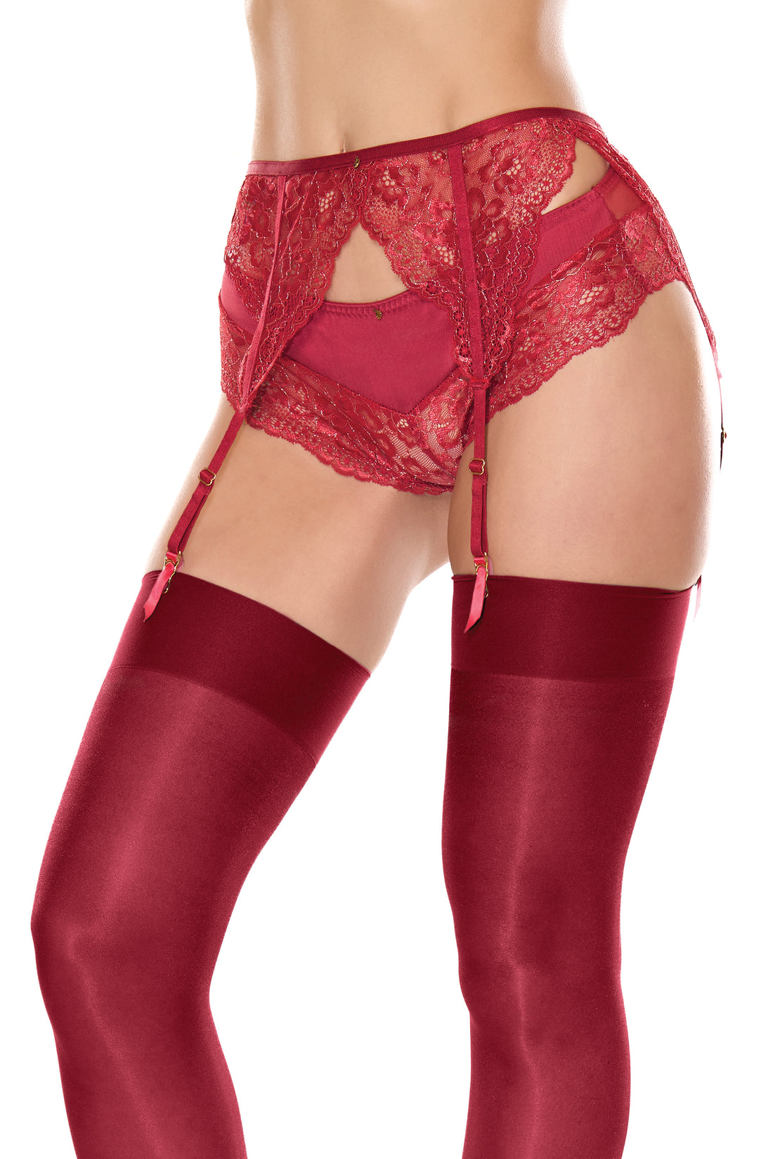 Coquette Garter Belt Red
