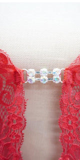 Escante Jeweled Front Halter Teddy Red