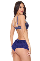 Coquette Bra & Panty Navy
