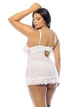 Oh la la Cheri Queen Sweet Valentine Babydoll White