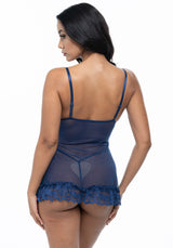 Oh la la Cheri Sweet Valentine Babydoll Estate Blue
