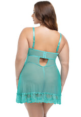 Oh la la Cheri Queen Sweet Valentine Babydoll Mojito