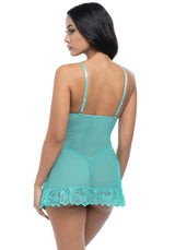 Oh la la Cheri Sweet Valentine Babydoll Mojito