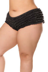 Coquette Holiday Queen Booty Shorts Black
