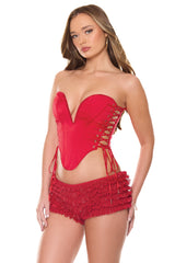 Coquette Corset Red