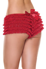 Coquette Holiday Booty Shorts Red