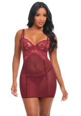 Marisol Ultra Sheer Fitted Babydoll