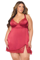 Coquette Queen Chemise Red